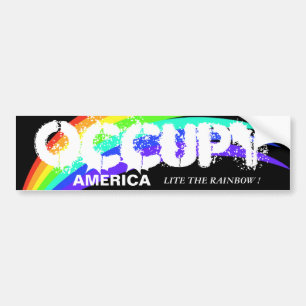 ADESIVO PARA CARRO OCCUPY AMÉRICA LITE O CHUMBO!