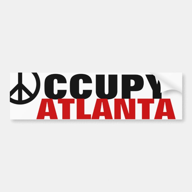 ADESIVO PARA CARRO OCCUPY ATLANTA (Frente)