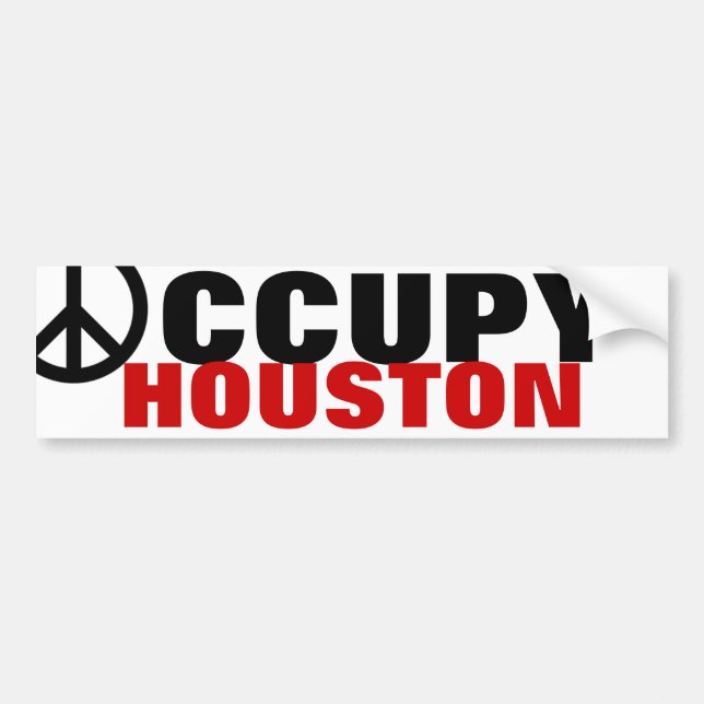 ADESIVO PARA CARRO OCCUPY HOUSTON (Frente)