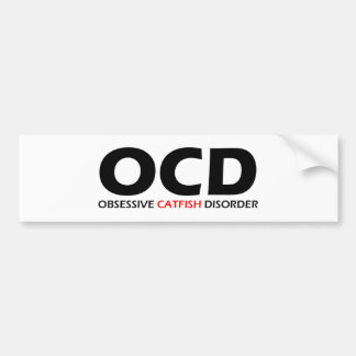 Adesivo Para Carro OCD - Perturbação Obssessiva dos Peixes