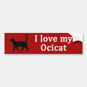 Adesivo Para Carro Ocicat Love