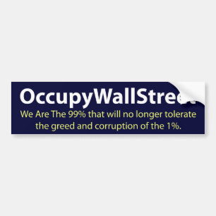 Adesivo Para Carro Ocupe Wall Street