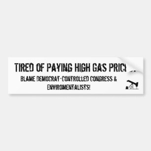 Adesivo Para Carro oilrigapplication, cansado de pagar o Pri alto do