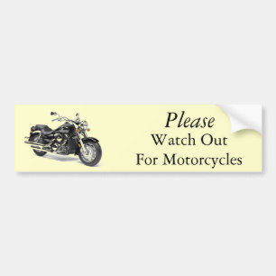 Adesivo Para Carro Olhe por favor para fora para motocicletas