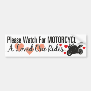 Adesivo Para Carro Olhe por favor para motocicletas - Sportbike