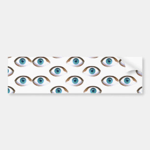 Adesivo Para Carro olhos azuis