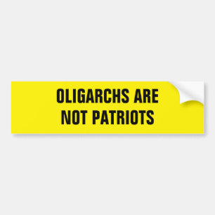 ADESIVO PARA CARRO OLIGARQUES NÃO SÃO PATRIOTAS