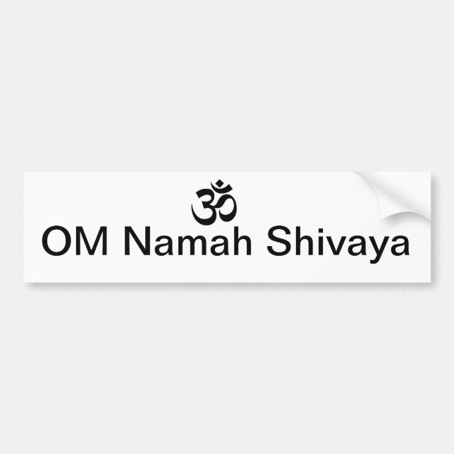 Adesivo Para Carro OM Namah Shivaya (Frente)