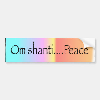Adesivo Para Carro OM Shanti