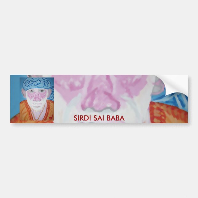 ADESIVO PARA CARRO OM SIRDI SAI RAM - BABÁ DE SAI (Frente)