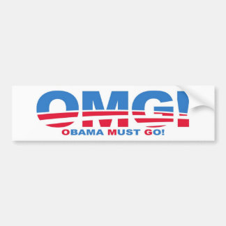 Adesivo Para Carro OMG: Obama deve ir!