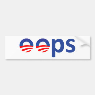 Adesivo Para Carro Oops! Obama