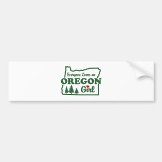 Adesivo Para Carro Oregon Girl