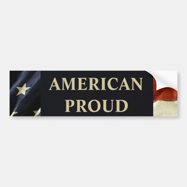 ADESIVO PARA CARRO ORGULHO AMERICANO (Frente)