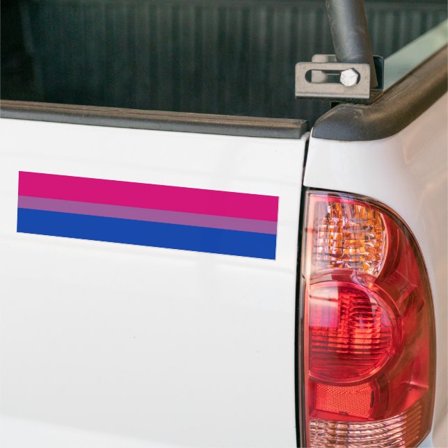 Adesivo Para Carro Orgulho Bissexual! (No caminhão)