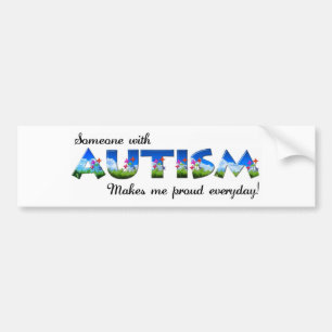 Adesivo Para Carro Orgulho da consciência do autismo