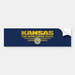 Adesivo Para Carro Orgulho de Kansas