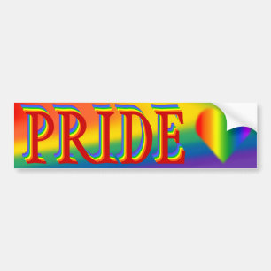 Adesivo Para Carro orgulho gay Bumper Sticker Rainbow Love Sticker