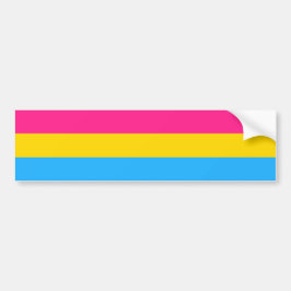 Adesivo Para Carro Orgulho Pansexual (Bandeira Pan)