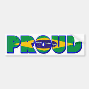 Adesivo Para Carro Orgulhosa brasileiro