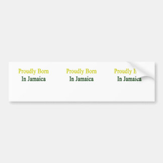 Adesivo Para Carro Orgulhosa nascer em Jamaica