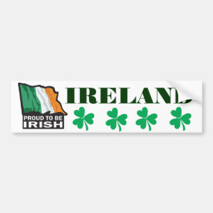 Adesivo Para Carro Orgulhoso-a-beIRISH