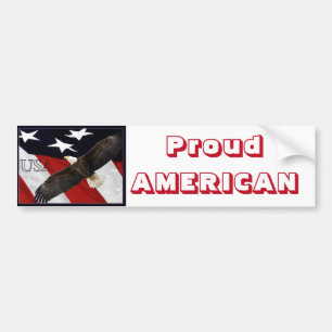 Adesivo Para Carro Orgulhoso Americano