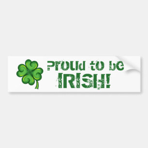 Adesivo Para Carro Orgulhoso de ser irlandês!