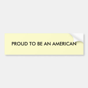 Adesivo Para Carro Orgulhoso por ser um americano