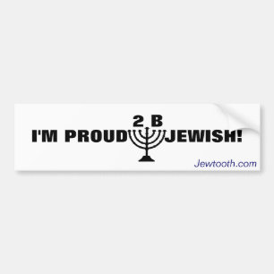 Adesivo Para Carro Orgulhoso ser judaico!