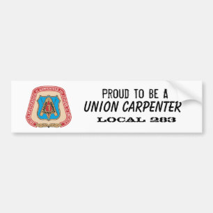 Adesivo Para Carro Orgulhoso ser um local 283 do carpinteiro da uniã