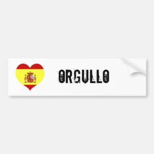 Adesivo Para Carro Orgullo da espanha