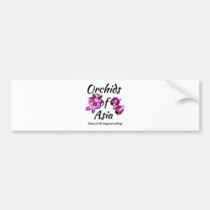 Adesivo Para Carro Orquídeas da Ásia