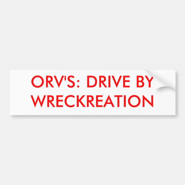 ADESIVO PARA CARRO ORV: CONDUZA BYWRECKREATION (Frente)