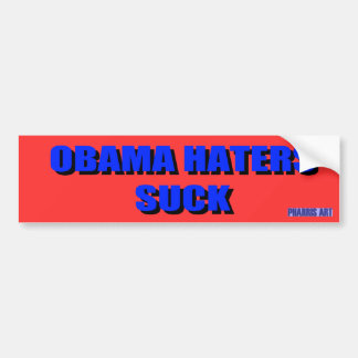 Adesivo Para Carro Os aborrecedores de Obama sugam o autocolante no