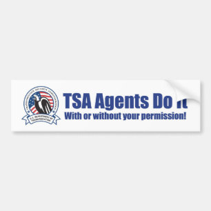 Adesivo Para Carro Os agentes de TSA fazem-no (com ou sem SUA