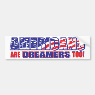 Adesivo Para Carro Os americanos também são Dreamers!