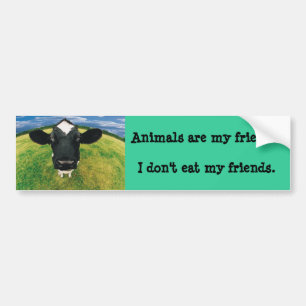 Adesivo Para Carro Os animais são meu autocolante no vidro traseiro