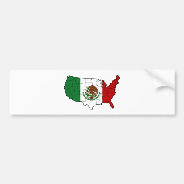 Adesivo Para Carro Os Estados Unidos de México (Frente)