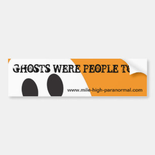 Adesivo Para Carro Os fantasmas eram pessoas demasiado!
