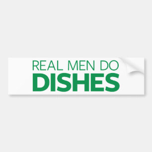 Adesivo Para Carro Os homens reais fazem pratos