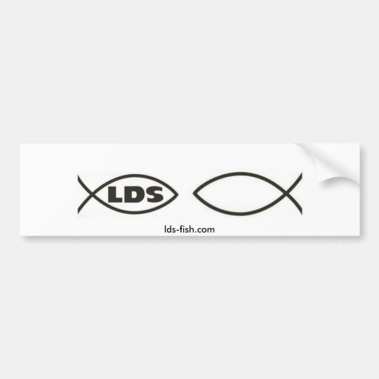 Adesivo Para Carro os lds pescam o logotipo, peixe vazio do direito, |  Zazzle.com.br
