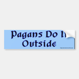 Adesivo Para Carro Os Pagans fazem-no autocolante no vidro traseiro
