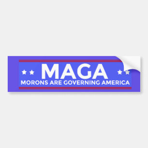 Adesivo Para Carro Os parvos de MAGA estão governando América Conse