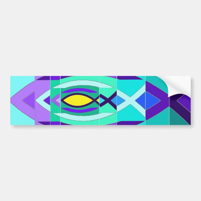 Adesivo Para Carro Os peixes (Frente)