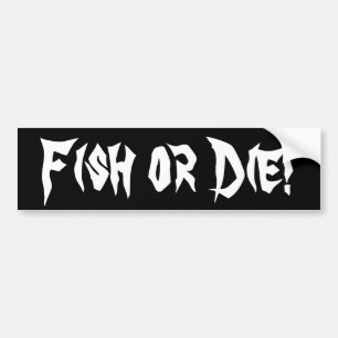 Adesivo Para Carro Os peixes ou morrem!