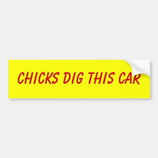 Adesivo Para Carro Os pintinhos escavam este autocolante no vidro