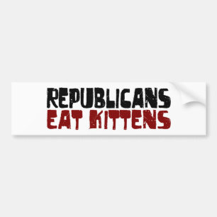Adesivo Para Carro Os republicanos comem gatinhos