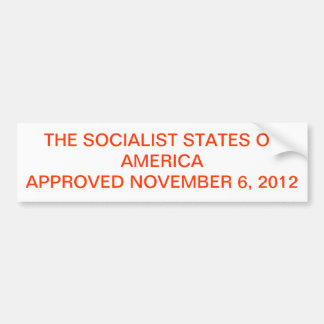 ADESIVO PARA CARRO OS RESULTADOS 2012 DE ELEIÇÃO COMO CONSERVADORES