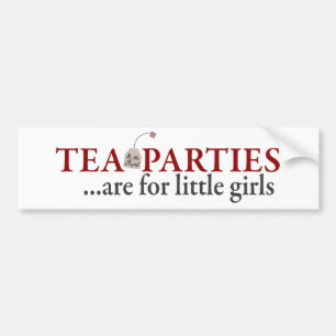 Adesivo Para Carro Os tea party são para as meninas